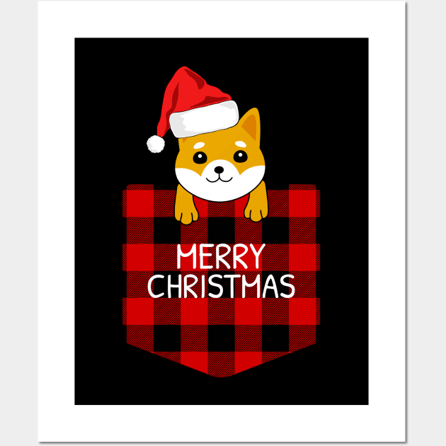 Christmas Dog Wall Art by MONMON-75